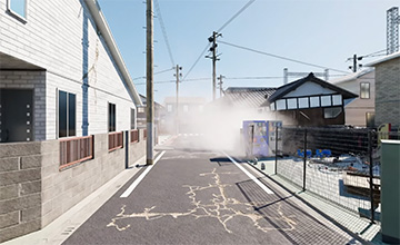 地震体験 市街地編イメージ